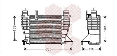 VAN WEZEL Интеркулер 13004340